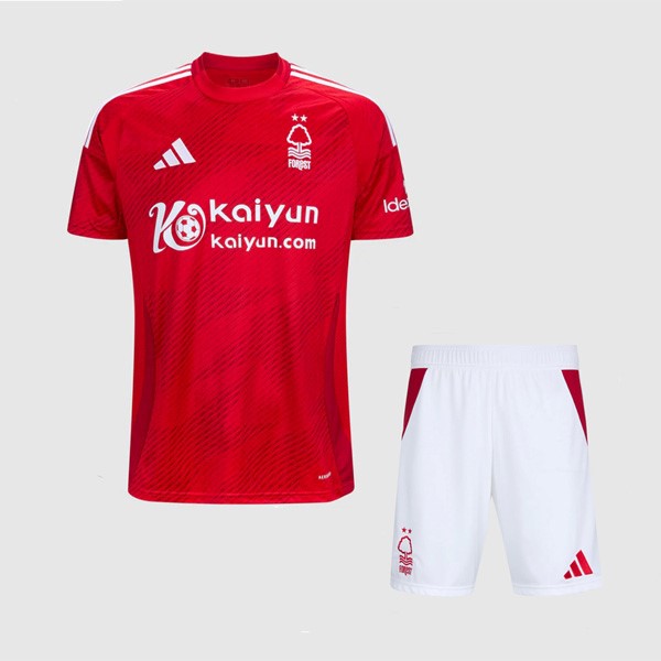 Camiseta Nottingham Forest Replica Primera Ropa Niño 2024/25